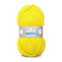 DMC Knitty 6 100 gram nr 819 Geel