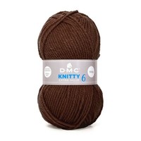 DMC Knitty 6 100 gram nr 947 Donkerbruin