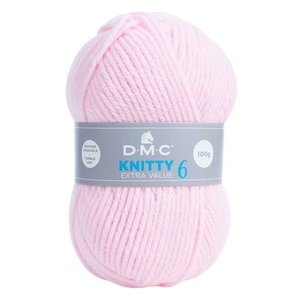 DMC DMC Knitty 6 100 gram nr 958 Licht Roze