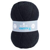 DMC Knitty 6 100 gram nr 965 Zwart