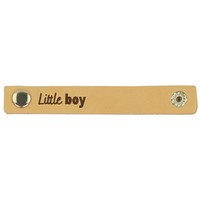 Leren Label Little Boy 2 stuks