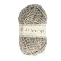 Alafosslopi wol 100 gram Grijs 56