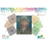 Pixelhobby Geschenkverpakking 5639 Zelfportret Vincent van Gogh