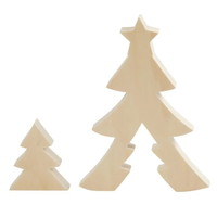 Houten Kerstboom 2 in 1