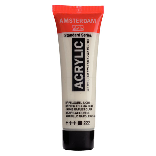 Amsterdam Amsterdam Standard Series Acrylverf Tube 20 ml Napelsgeel Licht 222