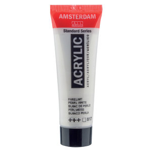 Amsterdam Amsterdam Standard Series Acrylverf Tube 20 ml Parelwit 817