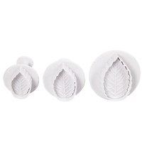 Uitsteekvormen met stempel blad 3 stuks