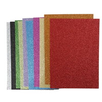 Foam Platen Glitter A4  10 vel