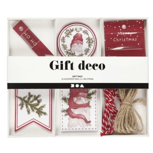 Creotime Cadeaulabelset Kerst