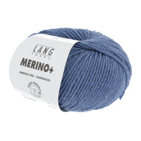 Lang Yarns Merino + nr.  334 Jeans Middel Mélange