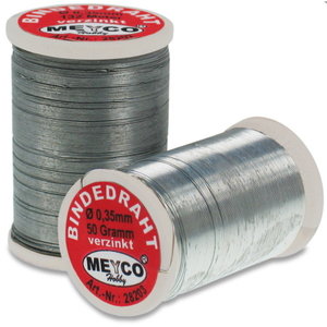 Meyco Dun binddraad 0.35 mm Zilver Meyco Dun binddraad 0.35 mm Zilver
