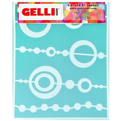 Gelli Arts Gelli Arts Bead Stencil 20.3x25.4cm