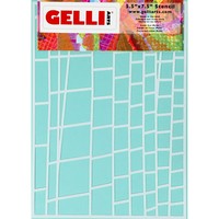 Gelli Arts Ladder Stencil 12.7x17.8cm