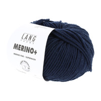 Lang Yarns Merino + nr.  35 Marineblauw