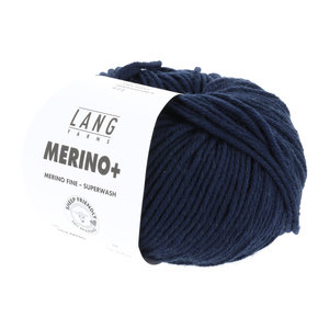 Lang Yarns Lang Yarns Merino + nr.  35 Marineblauw