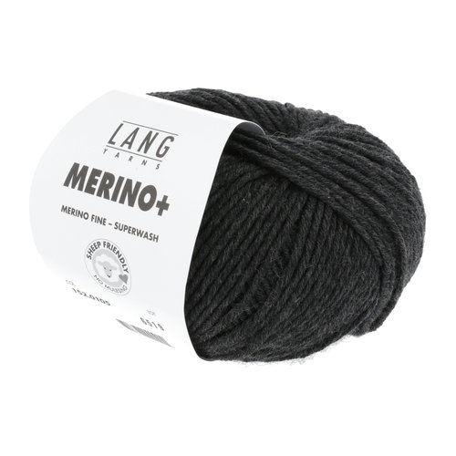 Lang Yarns Lang Yarns Merino + nr.  105 Antraciet Mélange