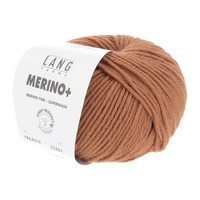 Lang Yarns Merino + nr.  115 Nougat