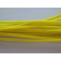 Chenille Geel 6 mm 20 stuks
