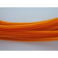 Chenille Oranje 6 mm 20 stuks