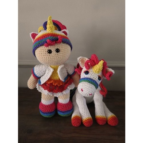 Funny's Haken Haakpakket Funny Unicorn set