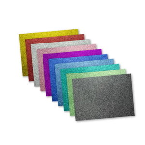 Kangaro Glitterkarton 10 vel 25x35cm 10 kleuren 300 grams