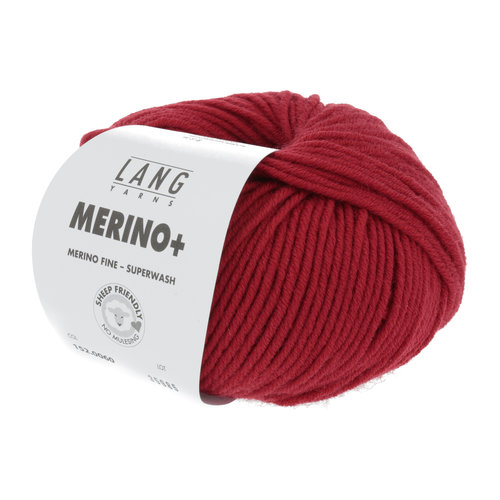 Lang Yarns Lang Yarns Merino + nr.  60 Rood