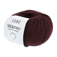 Lang Yarns Merino + nr.  164 Bordeaux Rood