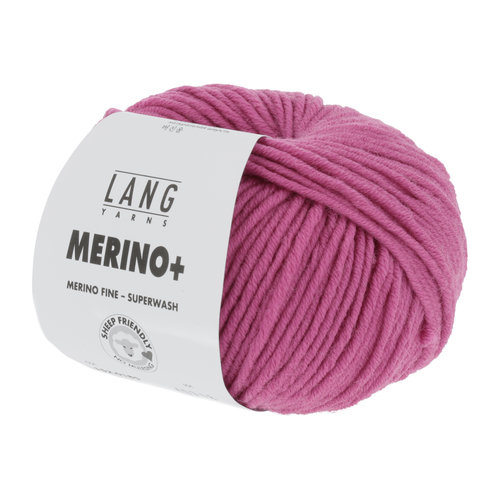 Lang Yarns Lang Yarns Merino + nr.  185 Roze