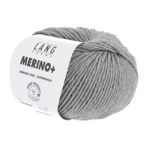 Lang Yarns Lang Yarns Merino + nr.  224 Grijs Melange