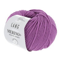 Lang Yarns Merino + nr.  266 Licht Lila