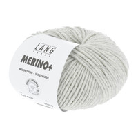 Lang Yarns Merino + nr.  223 Lichtgrijs Mélange