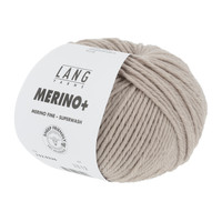 Lang Yarns Merino + nr.  226 Beige Mélange