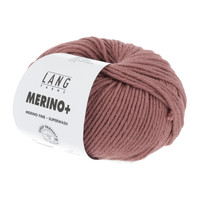 Lang Yarns Merino + nr.  287 Zacht Roze