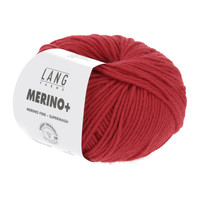 Lang Yarns Merino + nr.  160 Brandweerrood