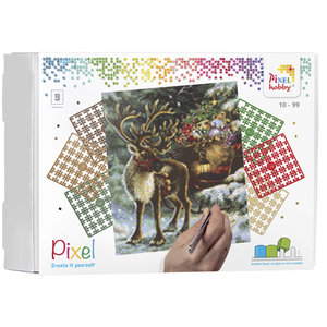 PixelHobby Pixelhobby Geschenkverpakking Christmas Reindeer 90113