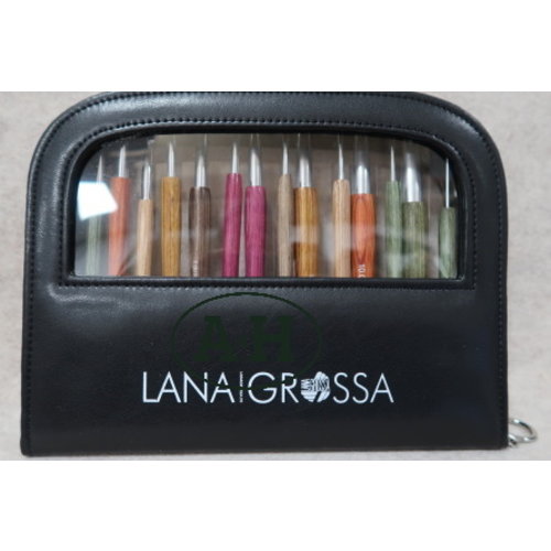 Lana Grossa Lana Grossa Luxe Houten Haaknaalden Set