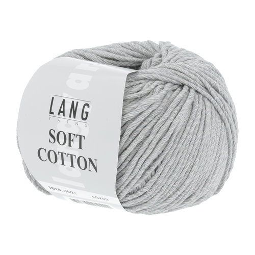 Lang Yarns Lang Yarns Soft Cotton 0003 Lichtgrijs