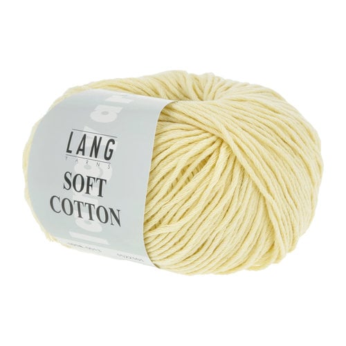 Lang Yarns Lang Yarns Soft Cotton 0013 Zacht Geel