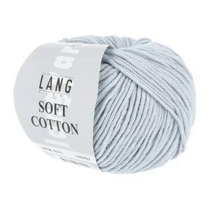 Lang Yarns Lang Yarns Soft Cotton 0021 Zacht Grijsblauw