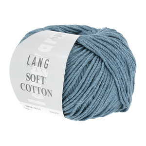 Lang Yarns Lang Yarns Soft Cotton 0034 Blauw