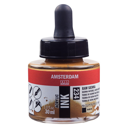 Amsterdam Amsterdam Acrylic Ink Fles 30 ml Sienna Naturel 234