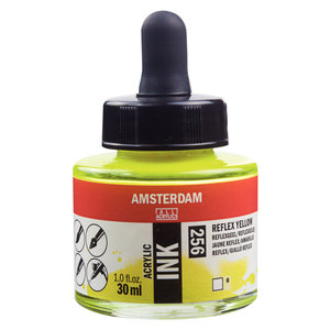 Amsterdam Amsterdam Acrylic Ink Fles 30 ml Reflexgeel 256