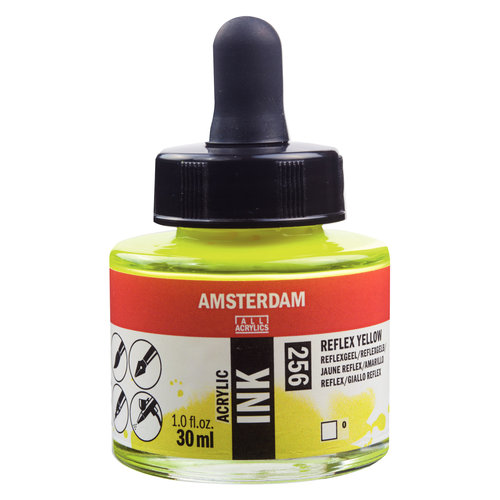 Amsterdam Amsterdam Acrylic Ink Fles 30 ml Reflexgeel 256