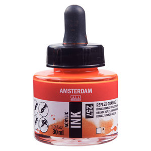 Amsterdam Amsterdam Acrylic Ink Fles 30 ml Reflexoranje 257