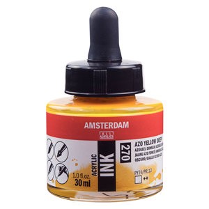 Amsterdam Amsterdam Acrylic Ink Fles 30 ml Azogeel Donker 270