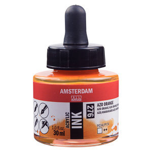 Amsterdam Amsterdam Acrylic Ink Fles 30 ml Azo-Oranje 276