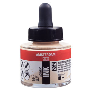 Amsterdam Amsterdam Acrylic Ink Fles 30 ml Napelsgeel Rood Licht 292