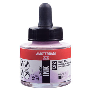 Amsterdam Amsterdam Acrylic Ink Fles 30 ml Lichtroze 361