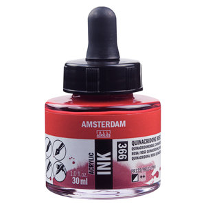 Amsterdam Amsterdam Acrylic Ink Fles 30 ml Quinacridoneroze 366