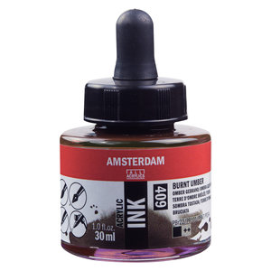 Amsterdam Amsterdam Acrylic Ink Fles 30 ml Omber Gebrand 409